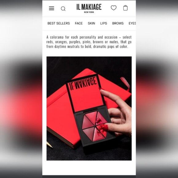 IL Makiage Color Master Lip Palette - 6-Shade Lip Color Palette - Picture 9 of 9